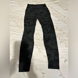 Multi green camo align pant